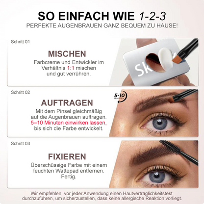 🎀 Celsiora® Augenbrauen-Tönungsset ✨ – langanhaltend, wasserfest und schweißresistent