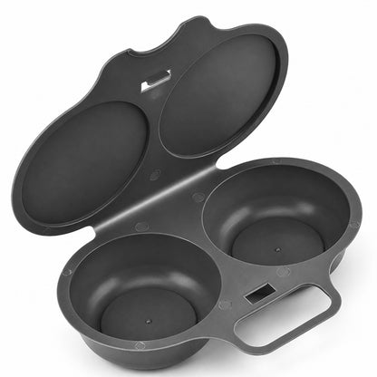 🆙🆙🆙🥚Mikrowellen-Eierpochierer – mit zwei Mulden, Antihaft-Oberfläche & leicht zu reinigen. Weniger Fett als beim Braten – jetzt Vorrat sichern & sparen! 🏠