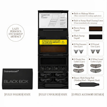 ⬛Dulorantocosh® BLACK BOX — 3-in-1 Eye Makeup Stamp Kit for a 3-Second Eye Look