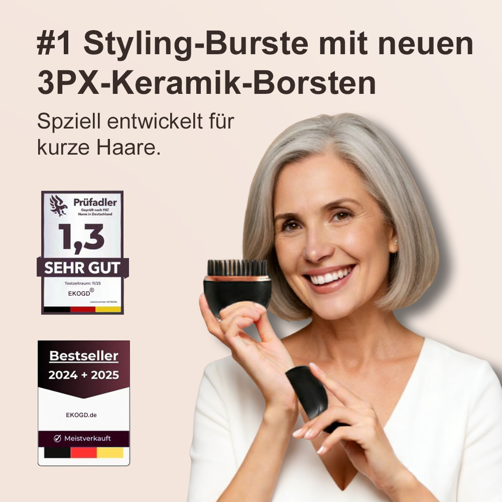 ⚡🪮Die erste kabellose Stylingbürste für unterwegs – schnell, präzise & mühelos, für perfekte Haare jederzeit, egal ob auf Reisen oder im Büro