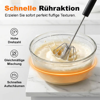 🆙🆙🆙🥚Halbautomatischer Hand-Eierschläger aus Edelstahl🧑🏻‍🍳