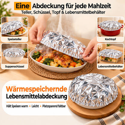 🔥 MUST-HAVE 2026 🥳 Wiederverwendbare Lebensmittelabdeckungen 🍽️ – Hält Lebensmittel frisch und warm und hilft, Fliegen und Staub fernzuhalten. Passt auf verschiedene Behälter – Jetzt sparen und Vorrat sichern!