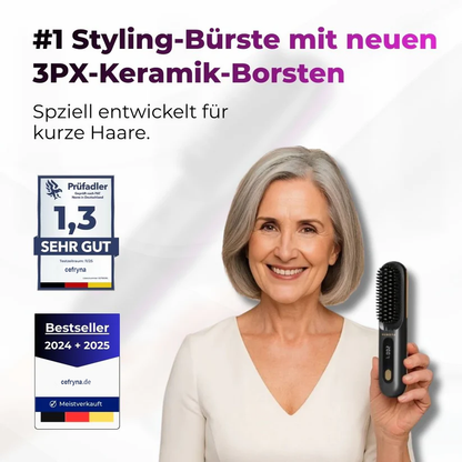 🪮⚡ Die erste intelligente Stylingbürste für kurzes Haar – präzise, sicher & mühelos