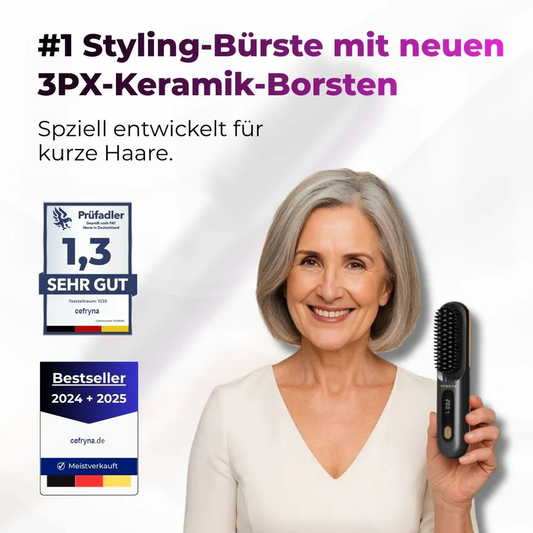 🪮⚡ Die erste intelligente Stylingbürste für kurzes Haar – präzise, sicher & mühelos