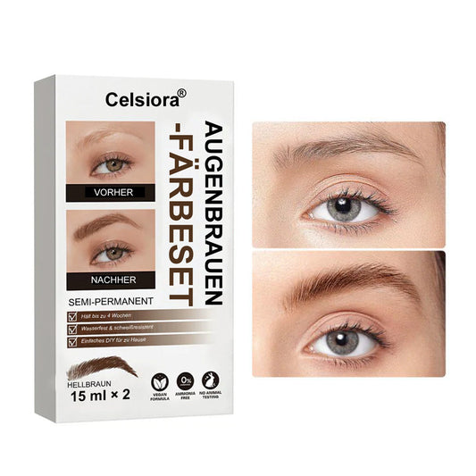 💖✨ Celsiora® Augenbrauen-Tönungsset – langanhaltend, wasser- & schweißfest