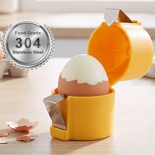 🥚Eierschalenöffner aus Edelstahl – Eier schnell & sauber öffnen | Praktischer Küchenhelfer✨