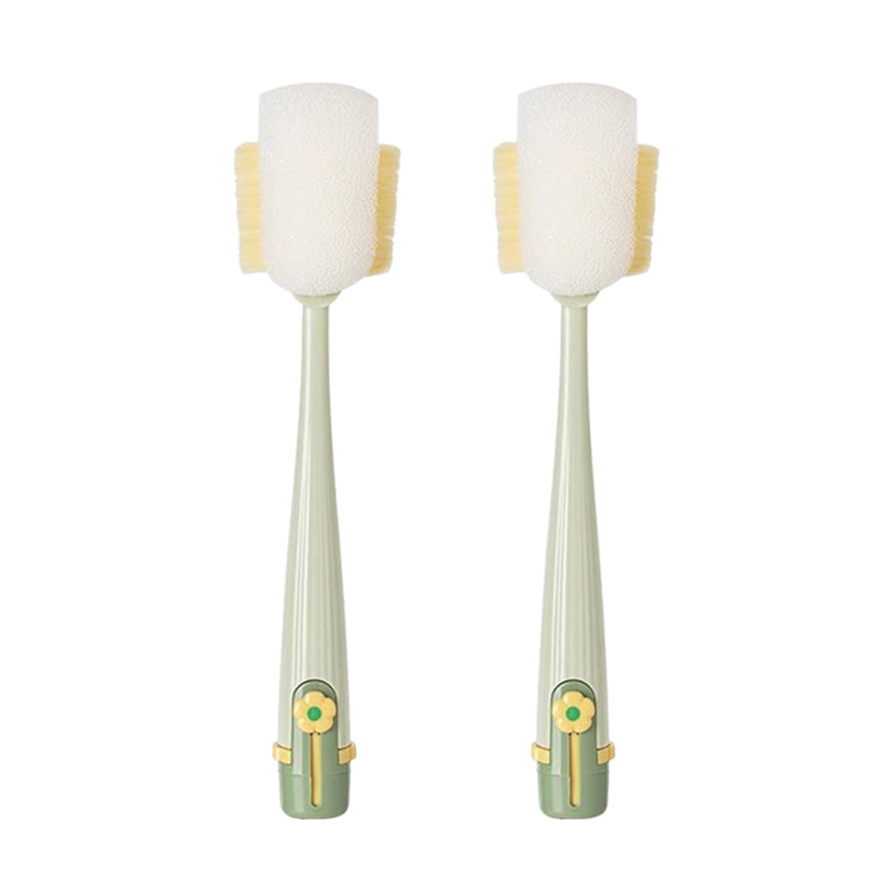 🧽🫧Multifunktionale 5-in-1 Flaschenbürste – Ideal zur Reinigung von Becherdeckeln & für Küchenarbeiten im Haushalt🆙🆙🆙