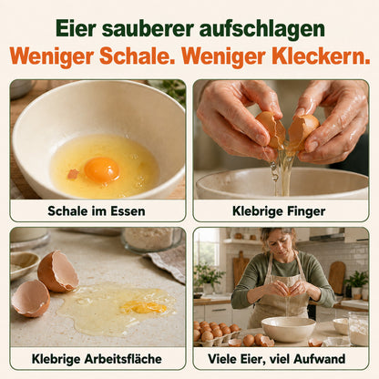 🥚Eierschalenöffner aus Edelstahl – Eier schnell & sauber öffnen | Praktischer Küchenhelfer✨