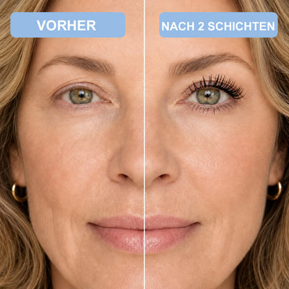 ⏰1 kaufen, 1 GRATIS erhalten⏰ Wasserfeste Faser-Mascara – Längere, vollere Wimpern. Ohne Verklumpen. Ohne Verschmieren.