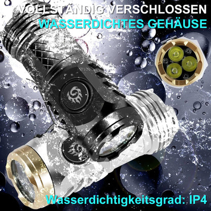 🔦💥Three-Eyed Monster Mini Taschenlampe✨ – Ultrastark, kompakt & wiederaufladbar