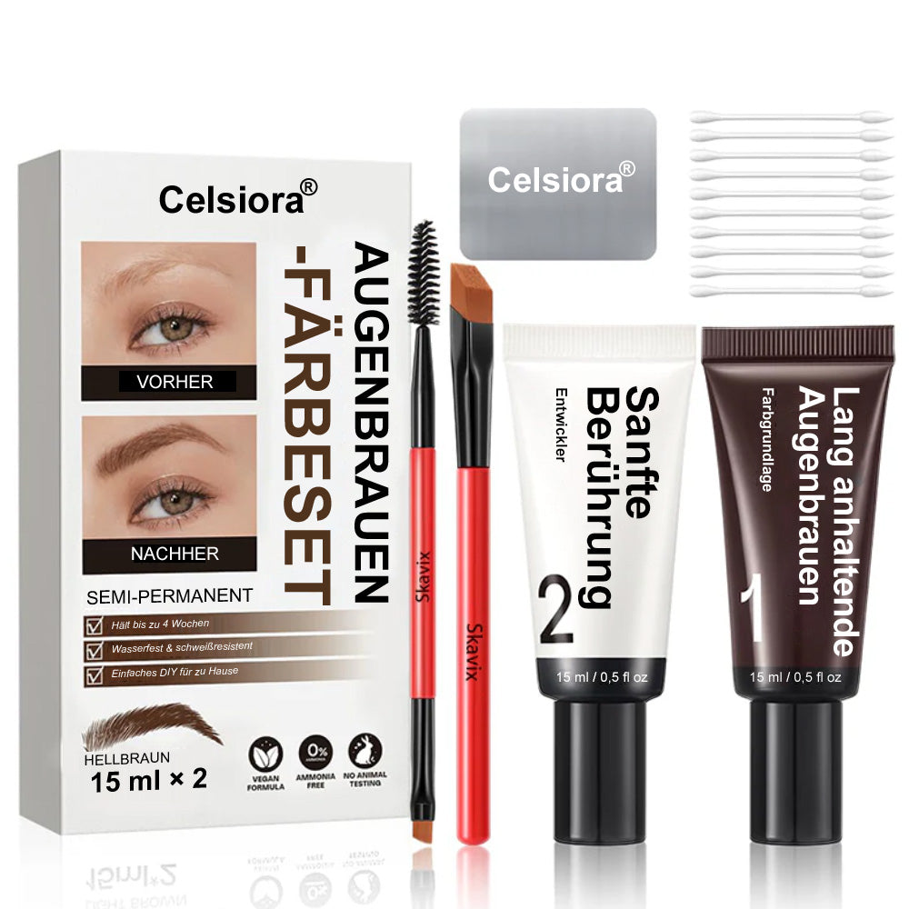 💖✨ Celsiora® Augenbrauen-Tönungsset – langanhaltend, wasser- & schweißfest