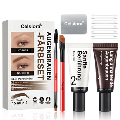 💖✨ Celsiora® Augenbrauen-Tönungsset – langanhaltend, wasser- & schweißfest