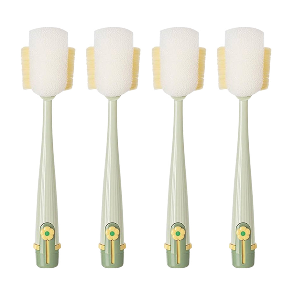 🧽🫧Multifunktionale 5-in-1 Flaschenbürste – Ideal zur Reinigung von Becherdeckeln & für Küchenarbeiten im Haushalt🆙🆙🆙