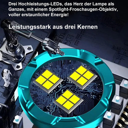 🔦💥Three-Eyed Monster Mini Taschenlampe✨ – Ultrastark, kompakt & wiederaufladbar