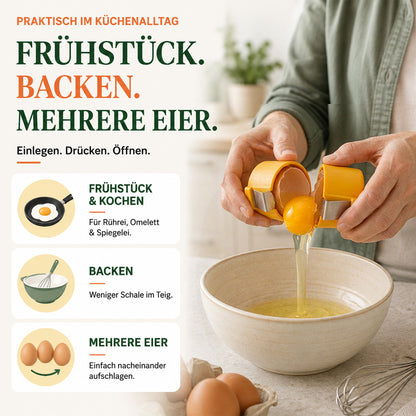 🥚Eierschalenöffner aus Edelstahl – Eier schnell & sauber öffnen | Praktischer Küchenhelfer✨