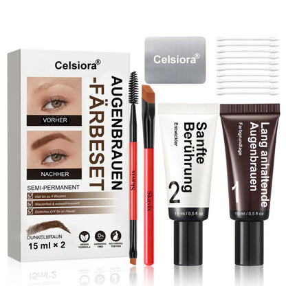 🎀 Celsiora® Augenbrauen-Tönungsset ✨ – langanhaltend, wasserfest und schweißresistent