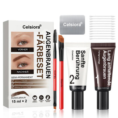 💖✨ Celsiora® Augenbrauen-Tönungsset – langanhaltend, wasser- & schweißfest