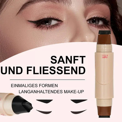 💖✨Doppelköpfiger Eyeliner-Stempelstift – Schnell trocknend & wischfest
