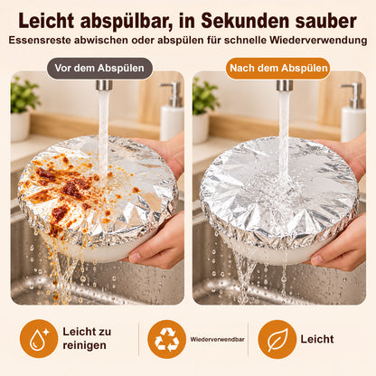 🔥 MUST-HAVE 2026 🥳 Wiederverwendbare Lebensmittelabdeckungen 🍽️ – Hält Lebensmittel frisch und warm und hilft, Fliegen und Staub fernzuhalten. Passt auf verschiedene Behälter – Jetzt sparen und Vorrat sichern!