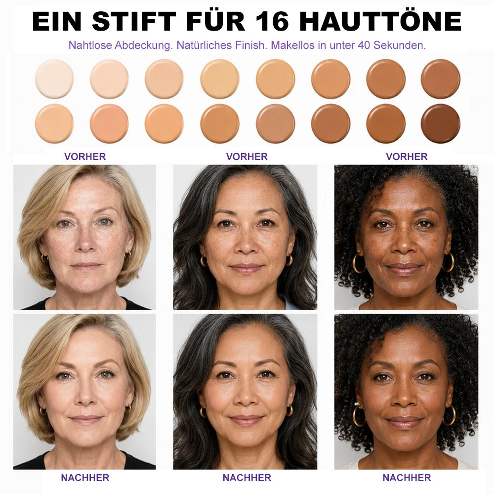✨Farbwechselnde Foundation-Sticks– Für einen strahlenden Teint, auch bei reifer Haut
