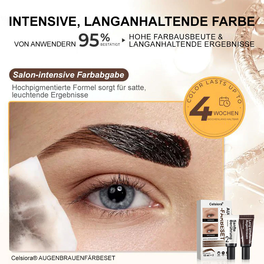 🎀 Celsiora® Augenbrauen-Tönungsset ✨ – langanhaltend, wasserfest und schweißresistent