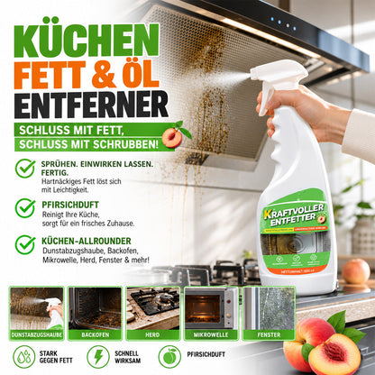 🆙🧽 clakryna® Küchen-Tiefenreiniger – Entfernt hartnäckiges Fett & Eingebranntes ohne stundenlanges Schrubben