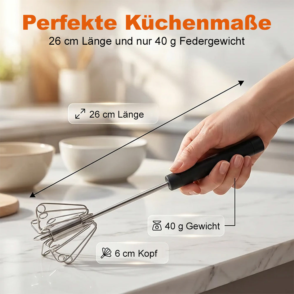 🆙🆙🆙🥚Halbautomatischer Hand-Eierschläger aus Edelstahl🧑🏻‍🍳