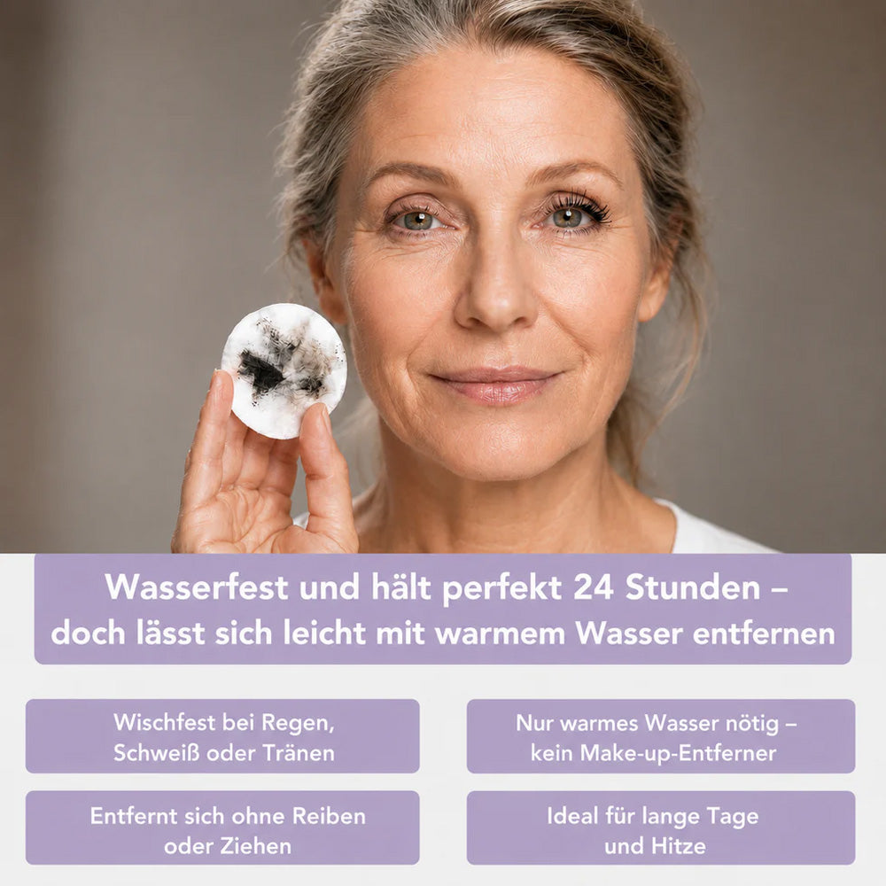 ✨🤩Wasserfeste Faser-Mascara🌟 - Volumen & Länge ohne Klumpen für dramatische Augenblicke