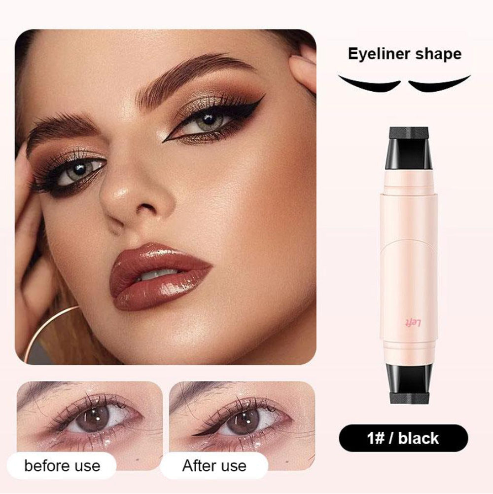 🔥Letzter Aktionstag – 70 % Rabatt🎉Celsiora® Dual-Head Eyeliner-Stempelstift – Schnell trocknend & wischfest