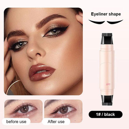 🔥Letzter Aktionstag – 70 % Rabatt🎉Celsiora® Dual-Head Eyeliner-Stempelstift – Schnell trocknend & wischfest