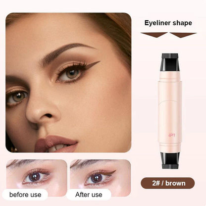 🔥Letzter Aktionstag – 70 % Rabatt🎉Celsiora® Dual-Head Eyeliner-Stempelstift – Schnell trocknend & wischfest