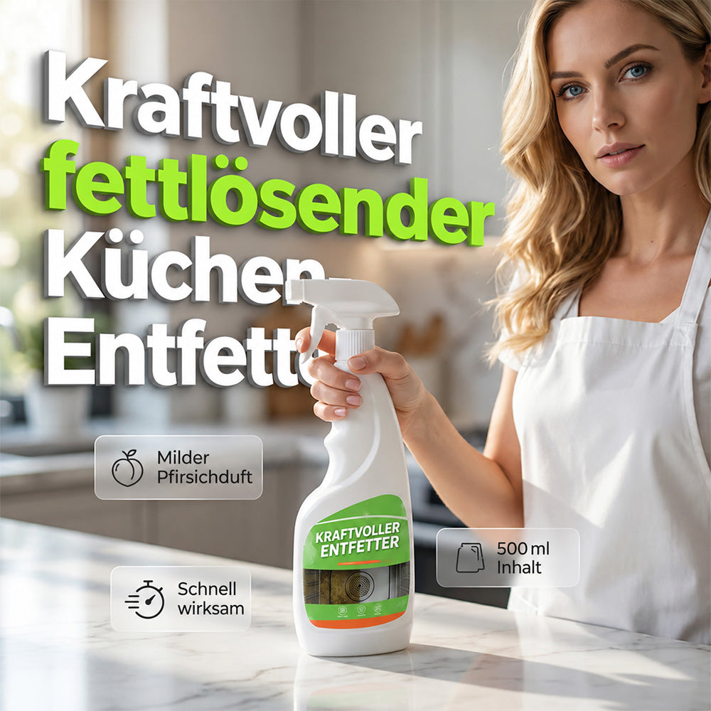 🆙🧽 clakryna® Küchen-Tiefenreiniger – Entfernt hartnäckiges Fett & Eingebranntes ohne stundenlanges Schrubben
