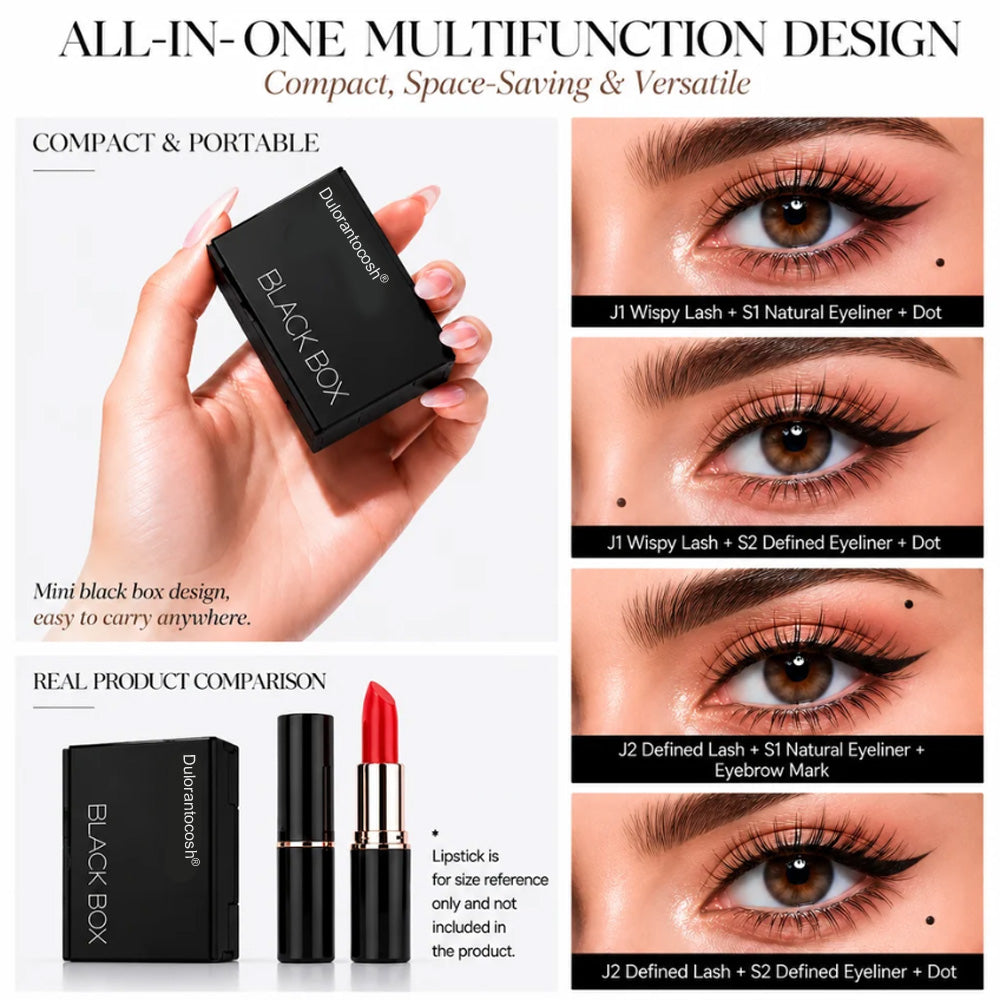 ⬛Dulorantocosh® BLACK BOX — 3-in-1 Eye Makeup Stamp Kit for a 3-Second Eye Look